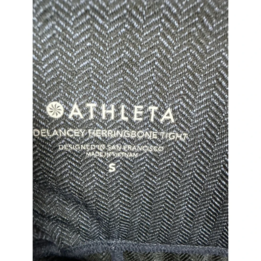 Athleta Delancey Herringbone Tight Women Size S Pants Career Business Office EUC
